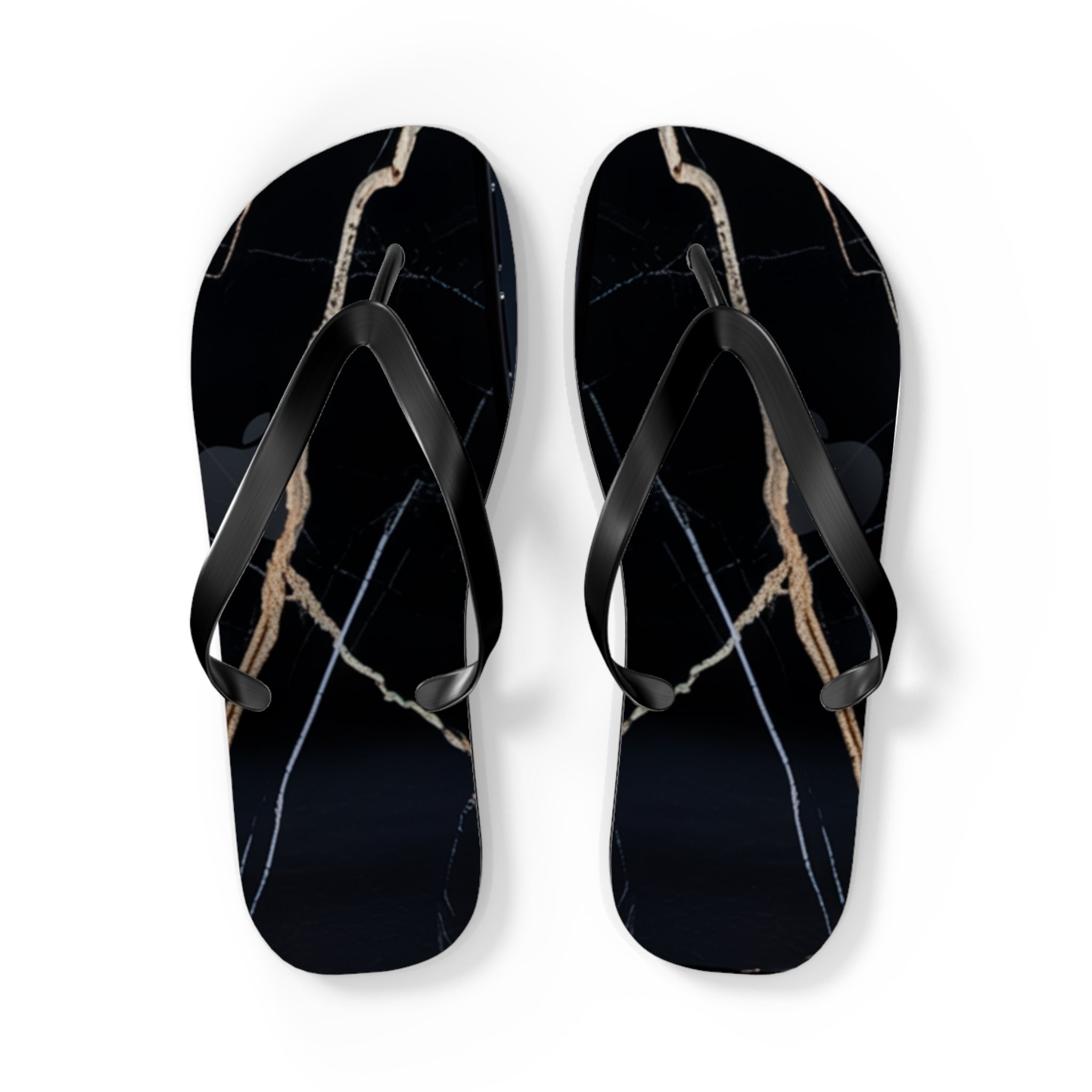 Modern Marble Flip Flops - Beach Sandals, Summer Footwear, Vacation Essentials, Stylish Pool Slides, Trendy Outdoor Wear